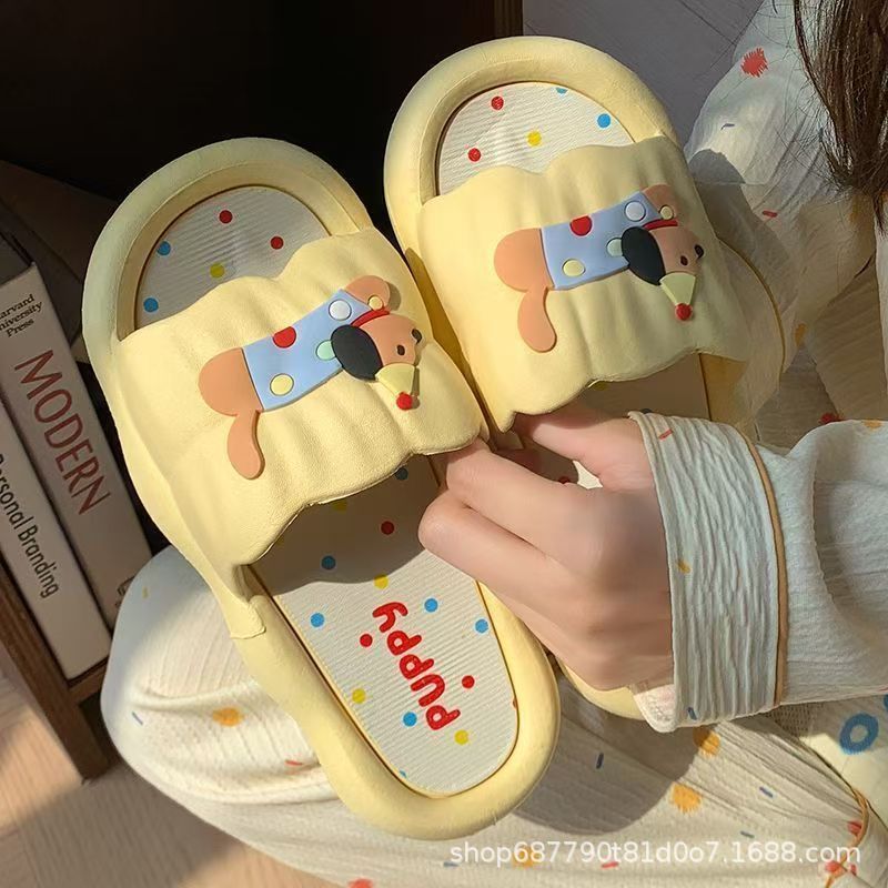 Women'S Shoes For Flat Feet - Cartoon Hot Dog Slippers for Women