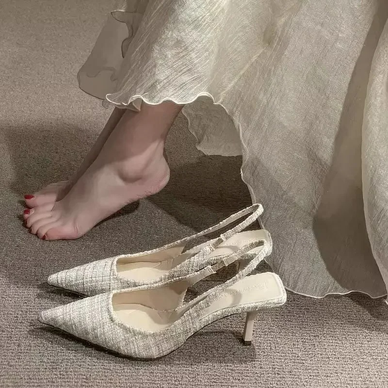 Women Shoes Brand - Fashion brand designed knitted platform heels