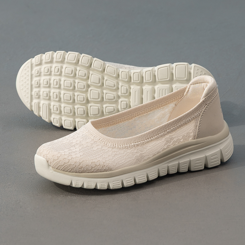 Women Shoes Skechers - Skechers Women's Sneakers Slip-On Lace Shallow