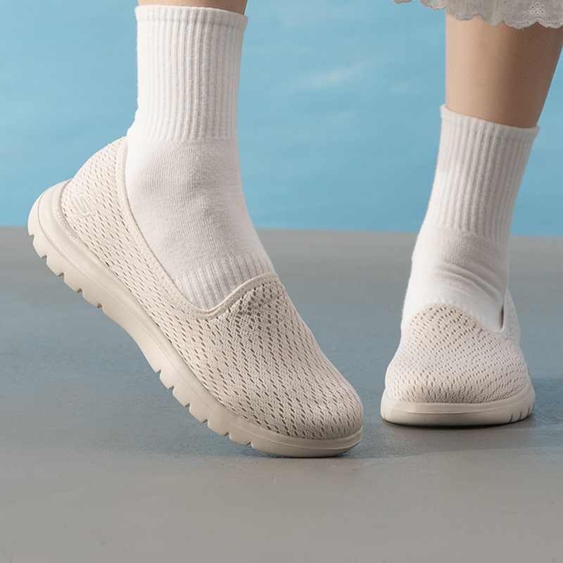 Skechers 136505-NAT Women Slip - đánh giá và giá Women Shoes Skechers