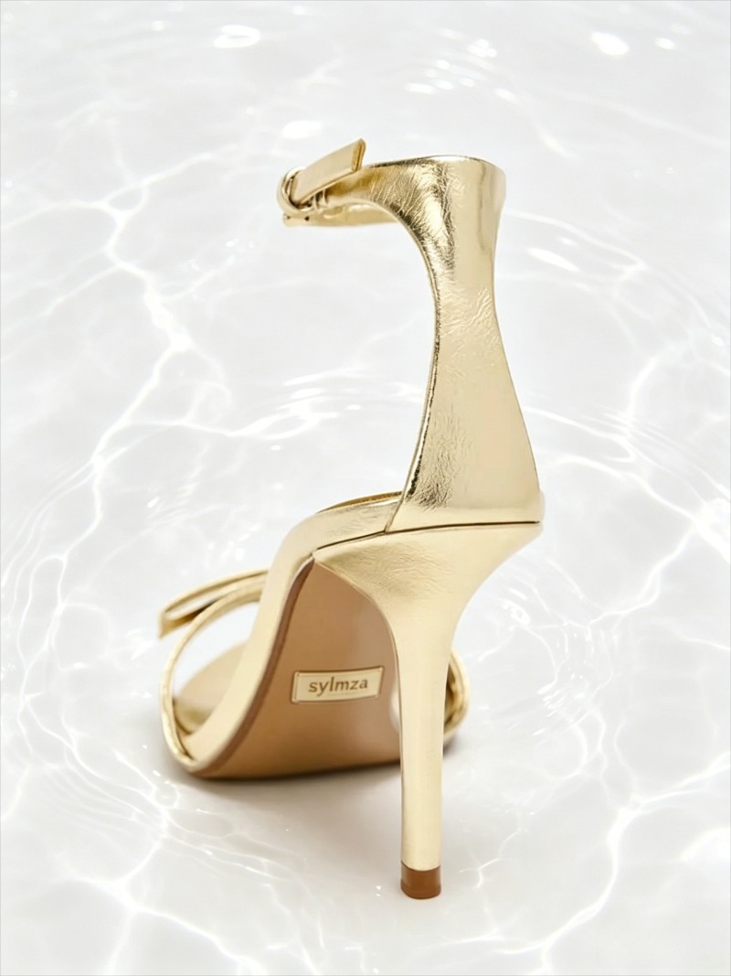Elegant Golden Bow Brand High  - đánh giá và giá Women Shoes Brand
