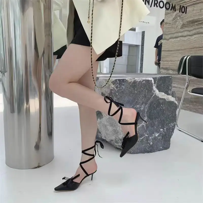 2026 New Kitten Heels Pointed  - đánh giá và giá Kids Shoes Women