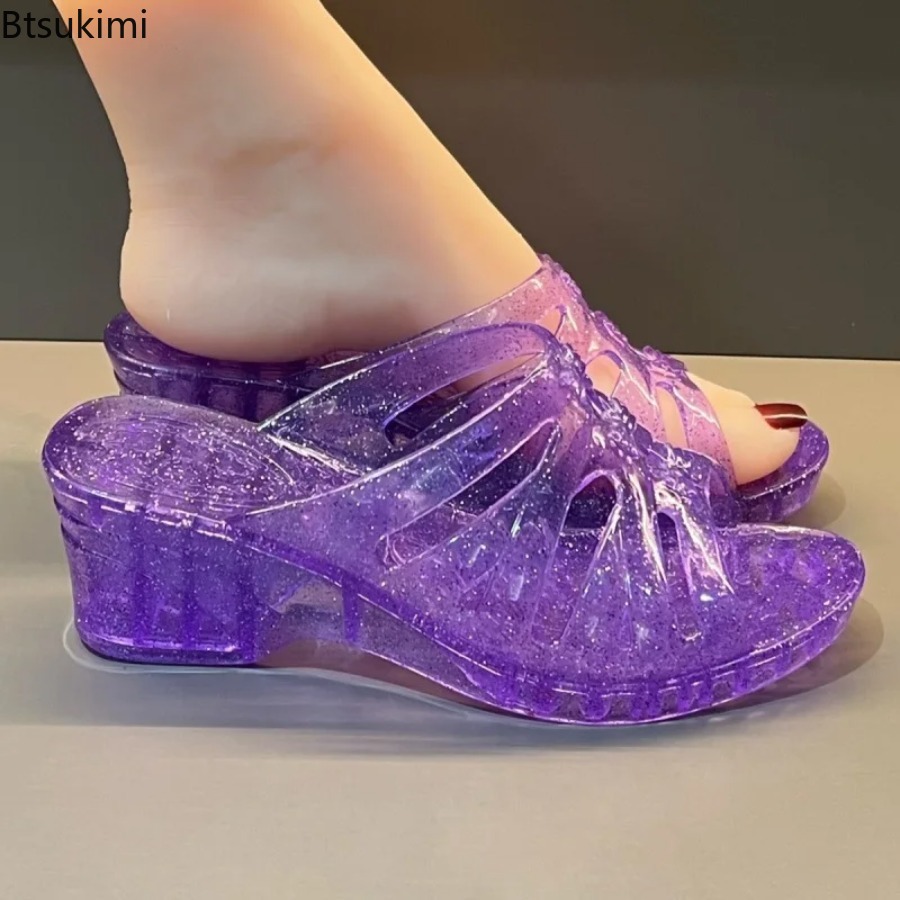 New Summer Women's Slippers We - đánh giá và giá Jelly Sandal Women