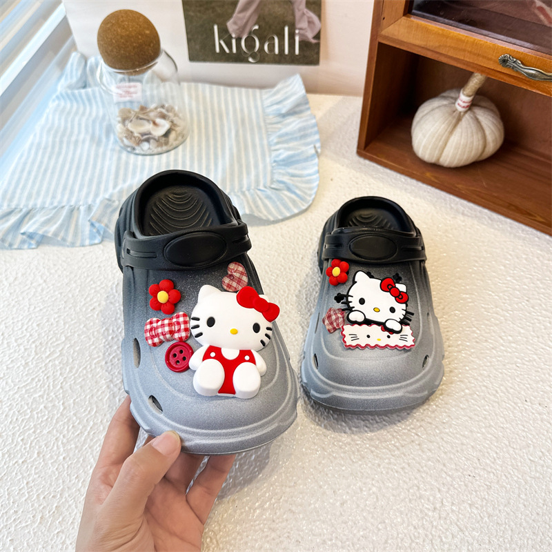Gradient Color Hello Kitty Pla - đánh giá và giá Women'S Shoes Clogs