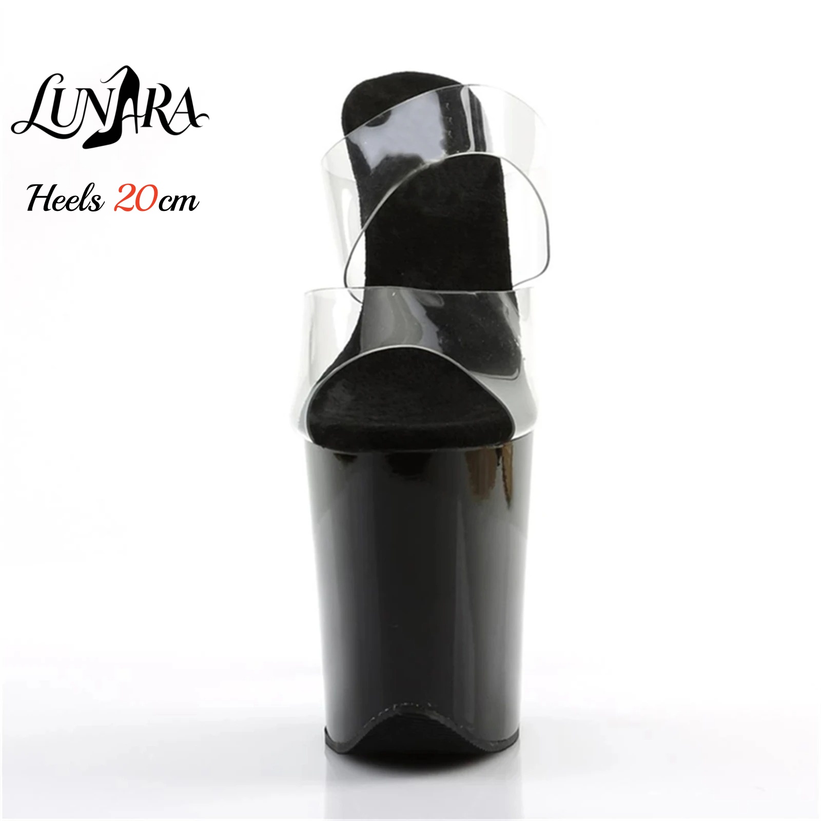 20cm Clear PVC Strappy Ultra H - đánh giá và giá Strappy Heeled Sandals