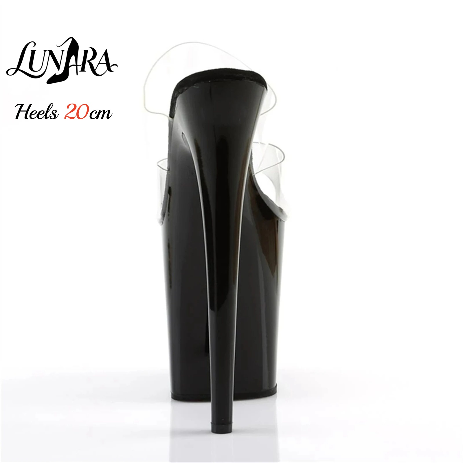 20cm Clear PVC Strappy Ultra H - đánh giá và giá Strappy Heeled Sandals