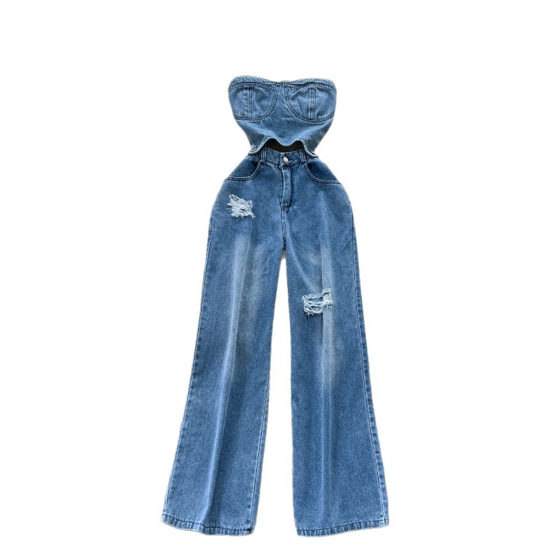 Denim Jumpsuits Women One Piec - đánh giá và giá Women'S Shoes Extra Wide