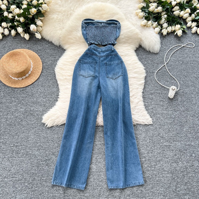 Denim Jumpsuits Women One Piec - đánh giá và giá Women'S Shoes Extra Wide