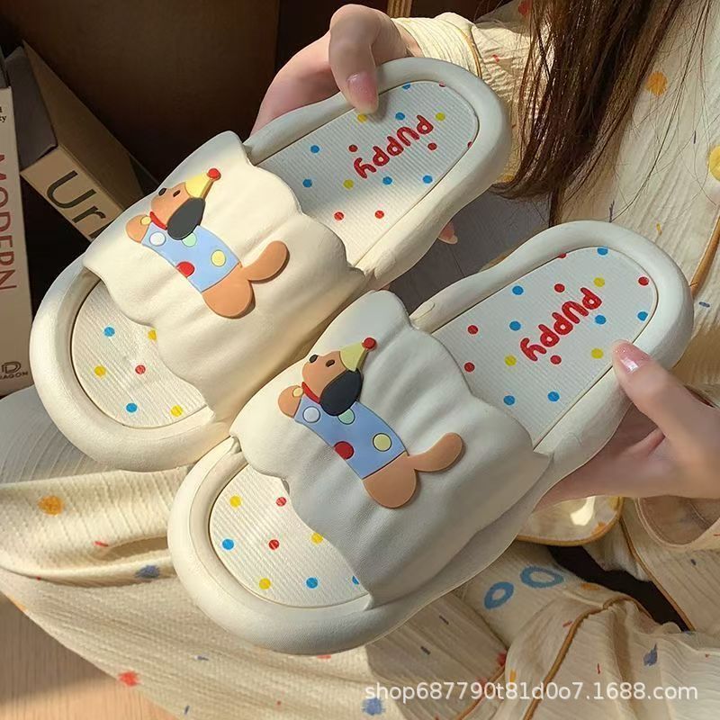 Cartoon Hot Dog Slippers for W - đánh giá và giá Women'S Shoes For Flat Feet