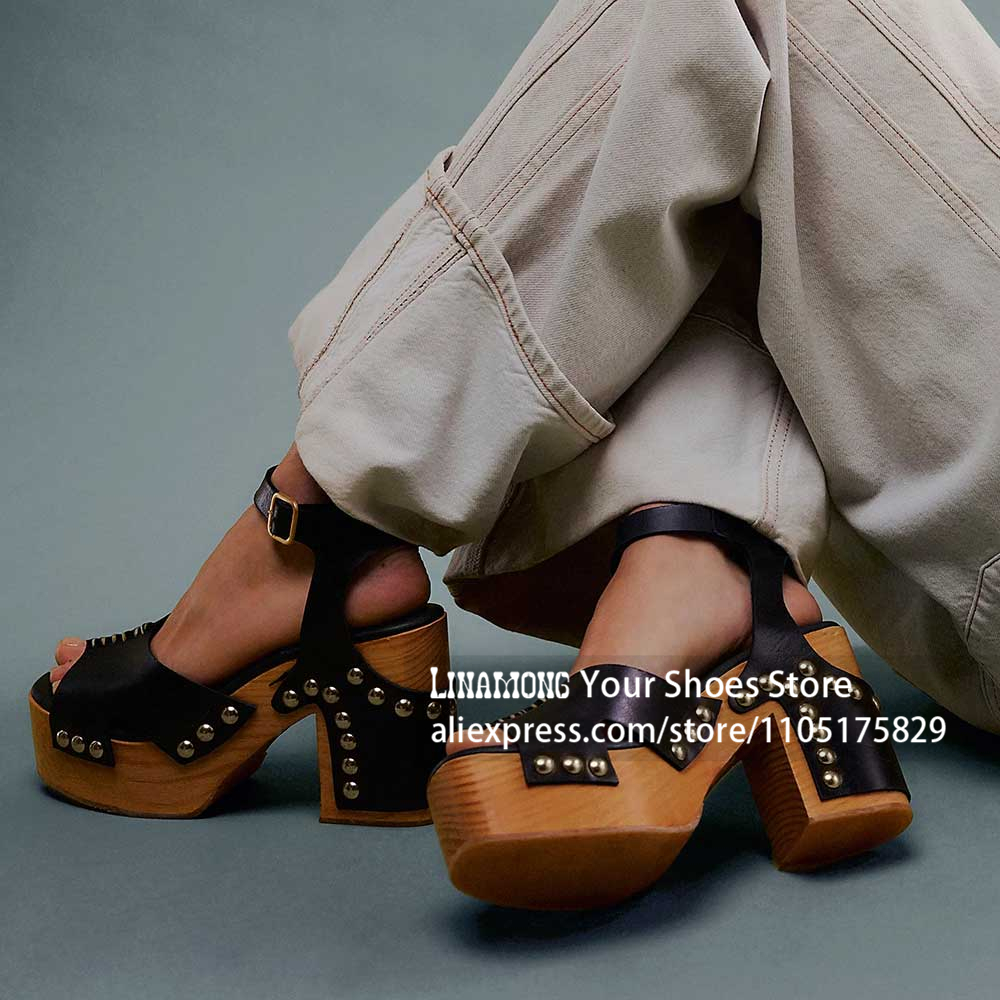 Chunky Heel Platform Clog Sand - đánh giá và giá Women'S Shoes Clogs