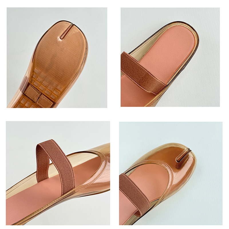 New Split Toe Jelly Slide Sand - đánh giá và giá Jelly Sandal Women