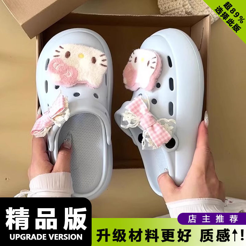 Y2K Coquette 3D Hello Kitty Pl - đánh giá và giá Women'S Shoes Clogs