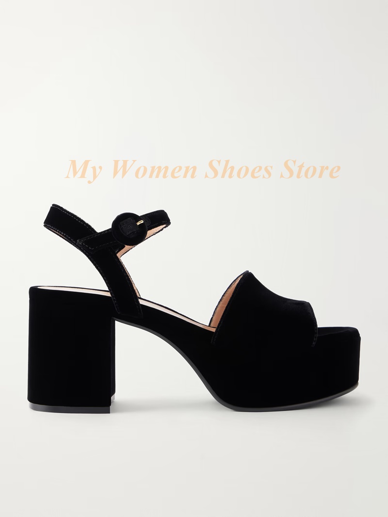 Chunky Heel Suede Platform San - đánh giá và giá Kids Shoes Women