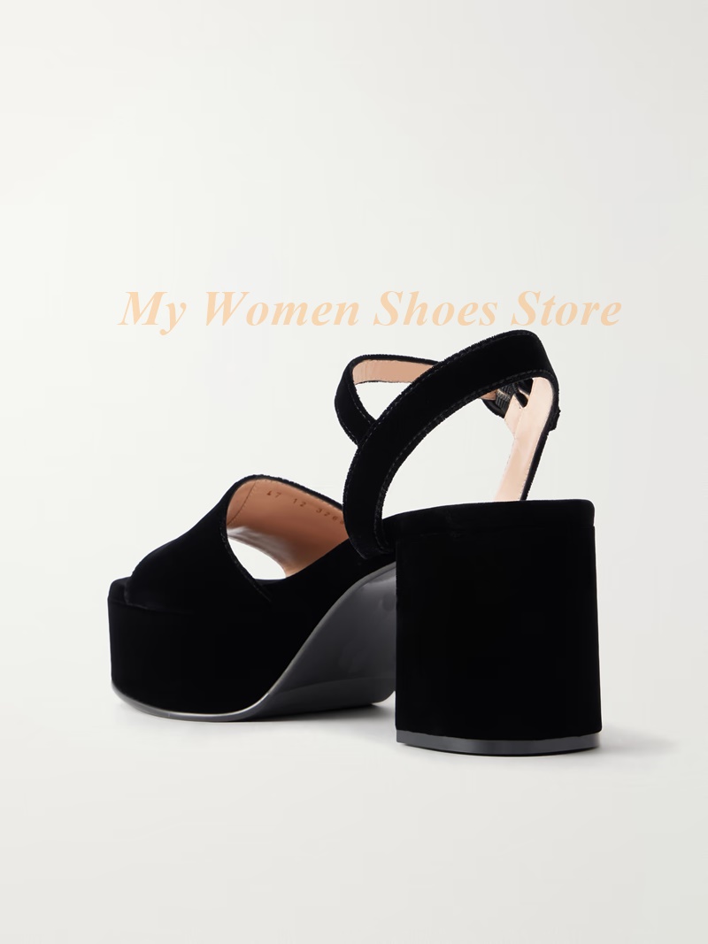 Chunky Heel Suede Platform San - đánh giá và giá Kids Shoes Women