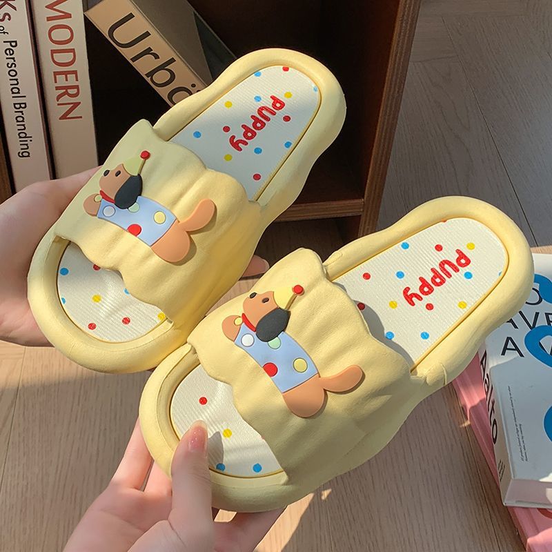 Cartoon Hot Dog Slippers for W - đánh giá và giá Women'S Shoes For Flat Feet