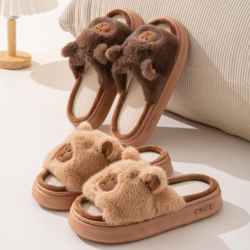 Hemp Cartoon Women's Slippers  - đánh giá và giá Women'S Shoes For Flat Feet