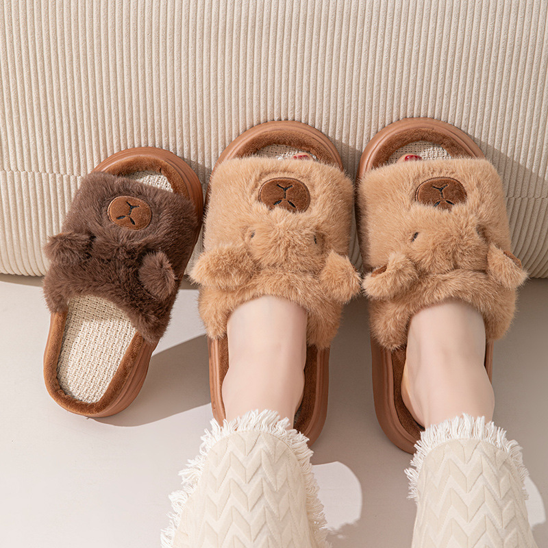 Hemp Cartoon Women's Slippers  - đánh giá và giá Women'S Shoes For Flat Feet