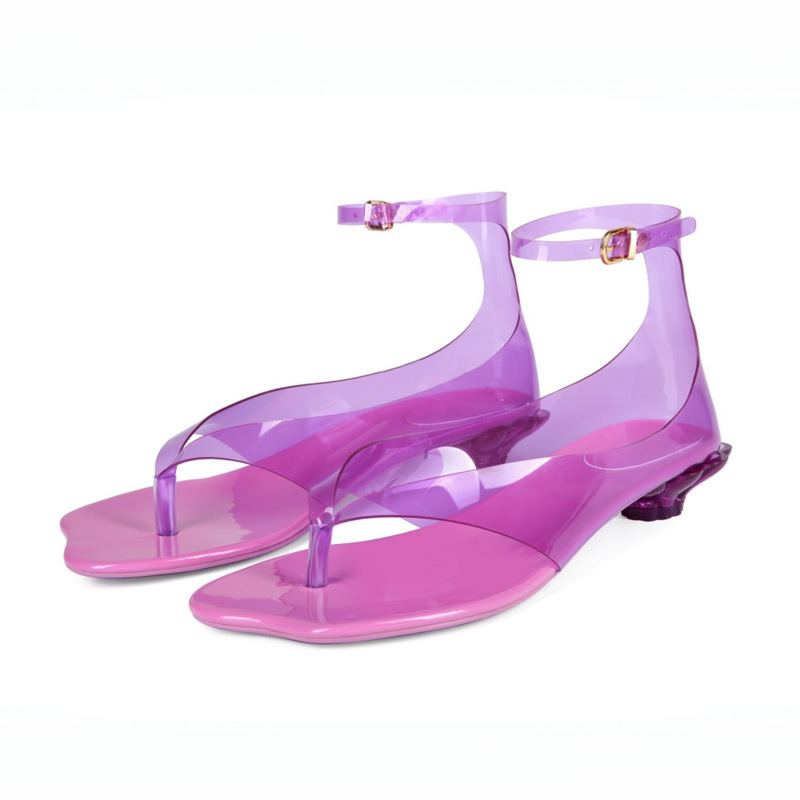 Casual Women Square Toe Thong  - đánh giá và giá Jelly Sandal Women