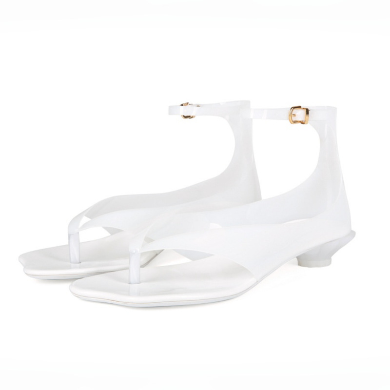 Casual Women Square Toe Thong  - đánh giá và giá Jelly Sandal Women