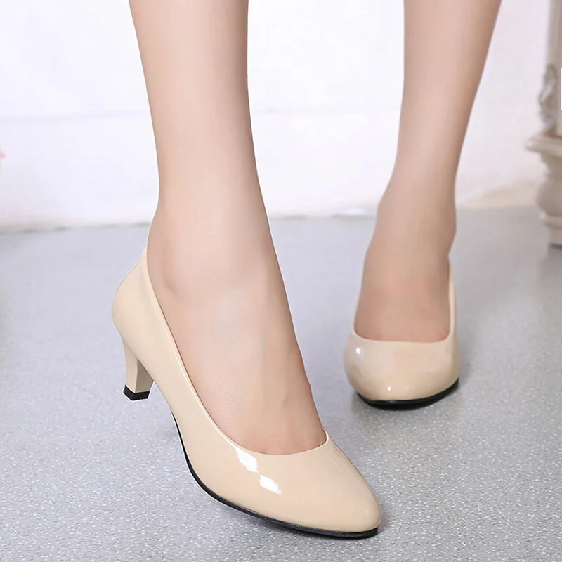 Female Pumps Nude Shallow Mout - đánh giá và giá Women'S Shoes Clogs