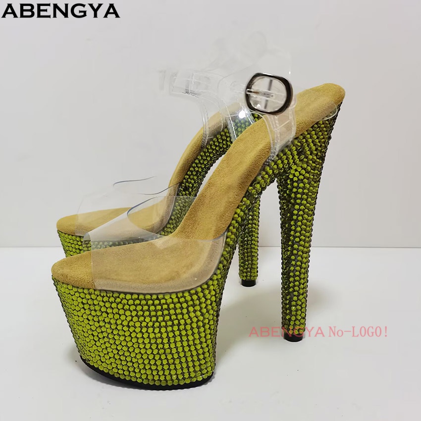 Sexy Super Thin Heels PVC Plat - đánh giá và giá Jelly Sandal Women