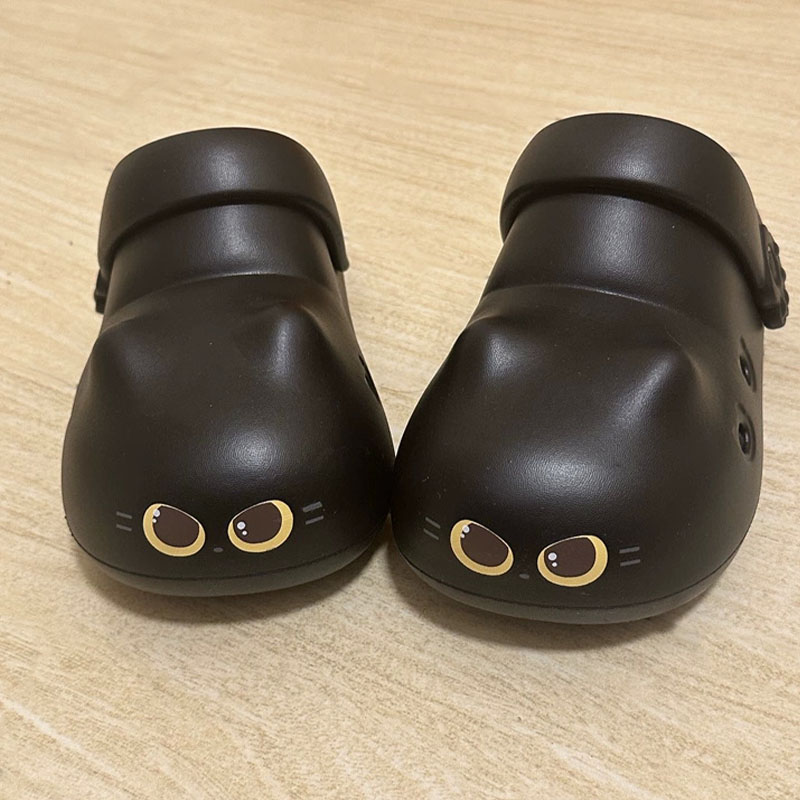 New creative black cat slipper - đánh giá và giá Mule Slip On