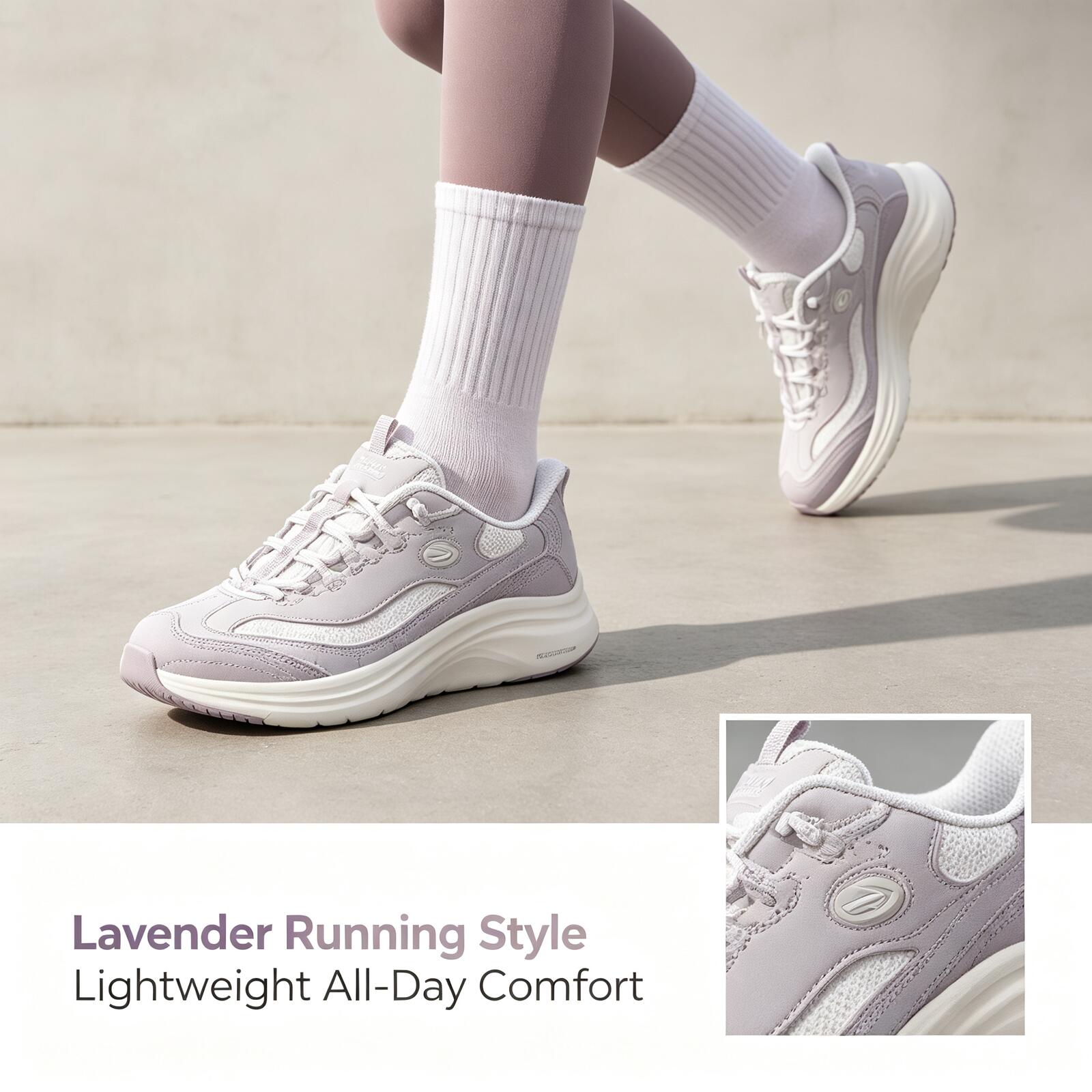 Skechers Women Lavender Memory - đánh giá và giá Women Shoes Skechers